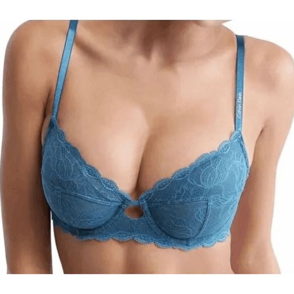 Calvin Klein NWT size 34B Seductive Comfort lace bra - underwire unlined
